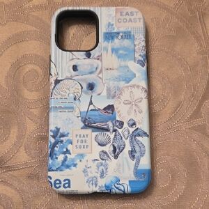 Ocean-Themed Blue Phone Case